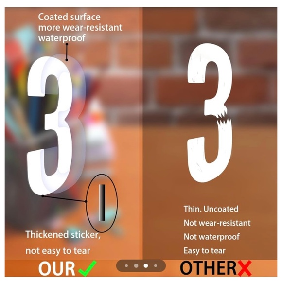 Vinyl Number Stickers - Picture 7 of 7